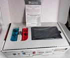 Original Nintendo Switch Console   Red & Blue Joy Cons   Complete in Box   128GB