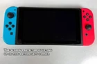 Original Nintendo Switch Console   Red & Blue Joy Cons   Complete in Box   128GB