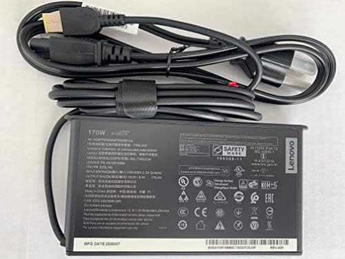 Original Slim Version Lenovo 170W AC Adapter for Lenovo Thinkpad P53  P70  P71  P72  P73  Compatible with P/N  SA10R16886  ADL170SCC3A  02DL140 