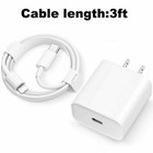  7420 SOLD  Original USB-C Fast Charger For iPhone 14 13 12 11 Pro Max XS XR 8 Type C Cable Package include: Adapter+6ft Cable