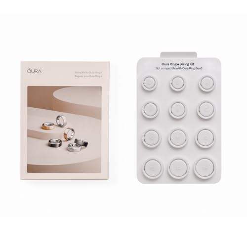 Oura Ring 4 Sizing Kit   Size Before You Buy Oura Ring 4   Unique Sizing   Receive Credit for Purchase