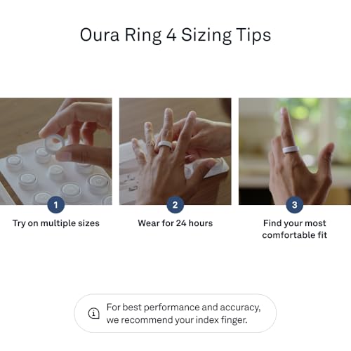 Oura Ring 4 Sizing Kit   Size Before You Buy Oura Ring 4   Unique Sizing   Receive Credit for Purchase