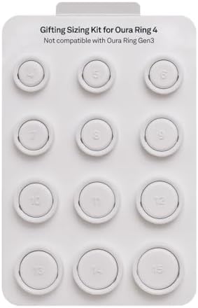 Oura Ring 4   Black   Size 8   Size Before You Buy