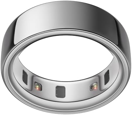 Oura Ring 4   Stealth   Size 12   Sleep  Activity  Women s Health  AI Advisor  Up to 8 Days of Battery Life  Size Before You Buy  Android & iOS Compatible
