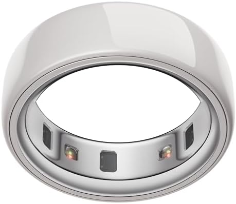 Oura Ring 4   Stealth   Size 12   Sleep  Activity  Women s Health  AI Advisor  Up to 8 Days of Battery Life  Size Before You Buy  Android & iOS Compatible