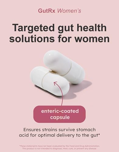 Overgrowth Probiotics for Women and Men with Saccharomyces Boulardii  Lactobacillus Reuteri & Bifidobacterium for Supporting Gut Health & Digestive Health  Gluten Free  30 Capsules