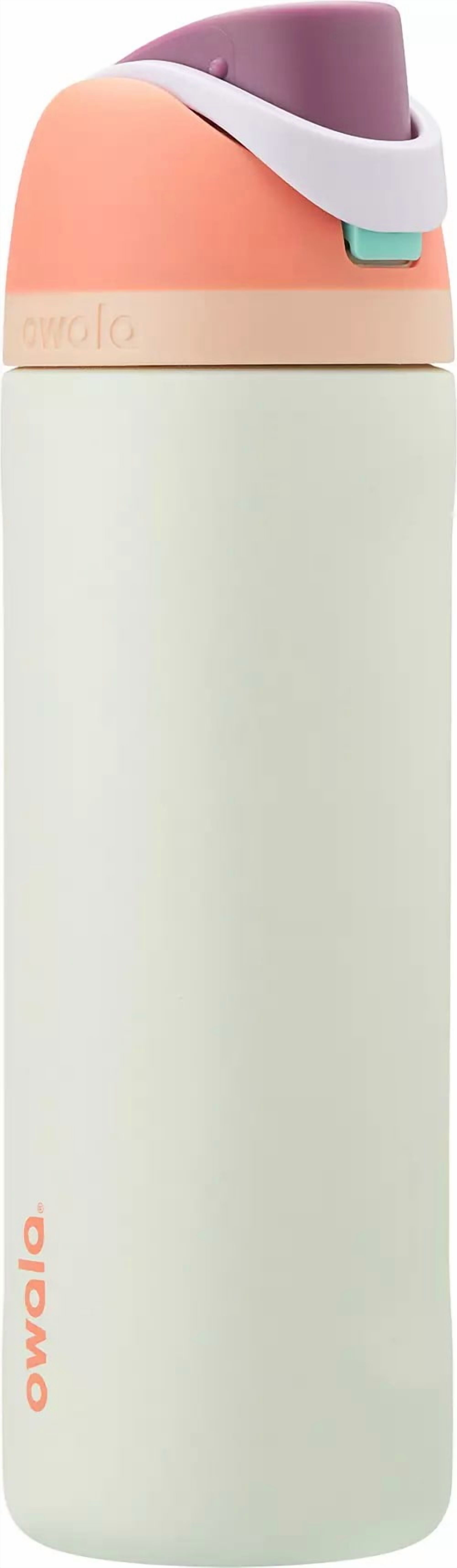 Owala FreeSip Botella de Agua de Acero Inoxidable con Aislamiento y Pajita para Deportes y Viajes, Botella de Agua Deportiva sin Bpa, 24 oz, Lila Violeta