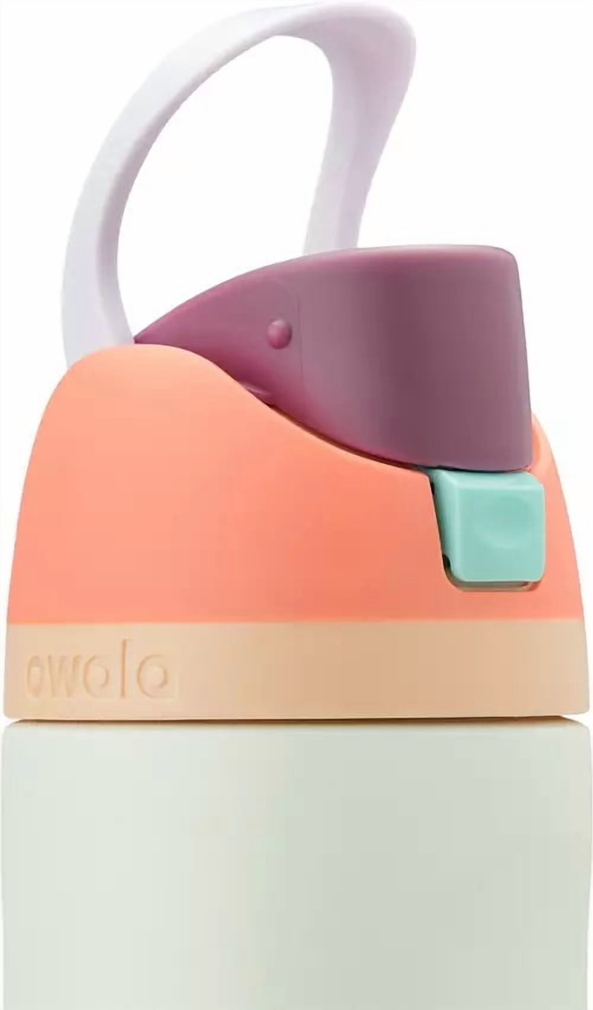 Owala FreeSip Botella de Agua de Acero Inoxidable con Aislamiento y Pajita para Deportes y Viajes, Botella de Agua Deportiva sin Bpa, 24 oz, Lila Violeta
