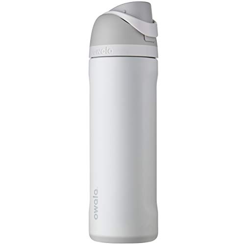 Owala - Botella de agua FreeSip de acero inoxidable con aislamiento, sin bisfenol A, incluye sorbete, para deportes y viajes, 24 oz, Candy Store