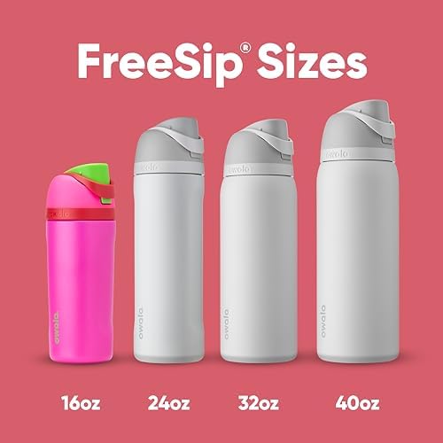 Owala FreeSip Insulated Stainless Steel Water Bottle with Straw for Sports  Travel  and School BPA Free Sports Water Bottle  32 oz  Beach House