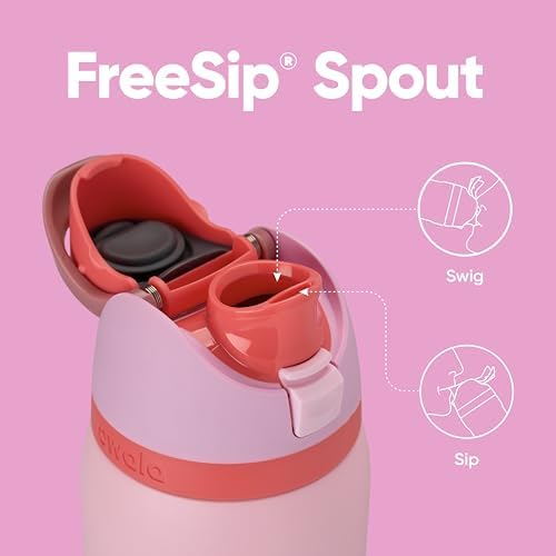 Owala FreeSip Insulated Stainless Steel Water Bottle with Straw for Sports  Travel  and School BPA Free Sports Water Bottle  32 oz  Beach House