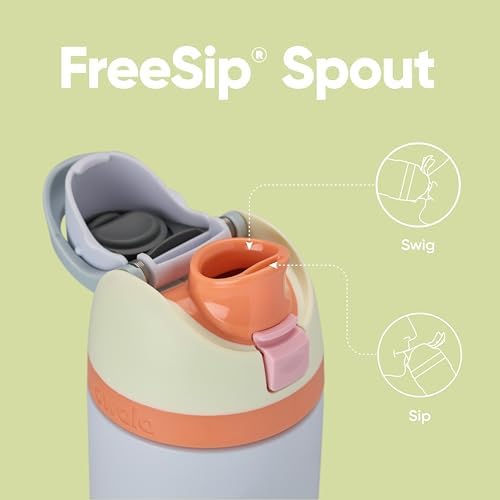 Owala FreeSip Insulated Stainless Steel Water Bottle with Straw for Sports  Travel  and School BPA Free Sports Water Bottle  32 oz  Beach House