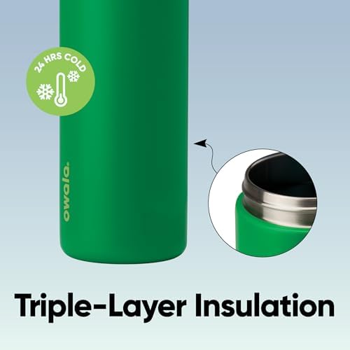 Owala FreeSip Insulated Stainless Steel Water Bottle with Straw for Sports  Travel  and School BPA Free Sports Water Bottle  32 oz  Beach House