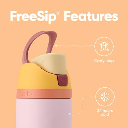 Owala FreeSip Insulated Stainless Steel Water Bottle with Straw for Sports  Travel  and School BPA Free Sports Water Bottle  32 oz  Beach House