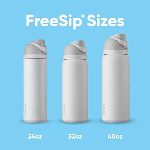 Owala FreeSip Insulated Stainless Steel Water Bottle with Straw for Sports  Travel  and School BPA Free Sports Water Bottle  32 oz  Beach House