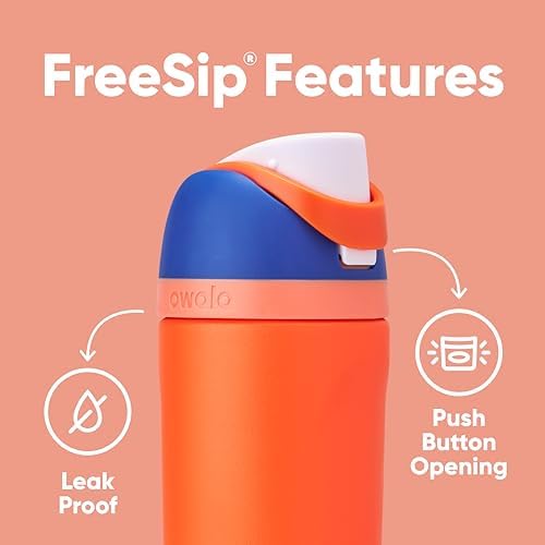 Owala FreeSip Insulated Stainless Steel Water Bottle with Straw for Sports  Travel  and School BPA Free Sports Water Bottle  32 oz  Beach House
