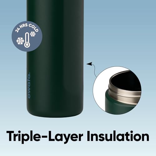 Owala FreeSip Insulated Stainless Steel Water Bottle with Straw for Sports  Travel  and School BPA Free Sports Water Bottle  32 oz  Beach House