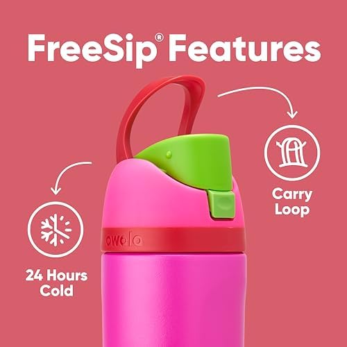 Owala FreeSip Insulated Stainless Steel Water Bottle with Straw for Sports  Travel  and School BPA Free Sports Water Bottle  32 oz  Beach House