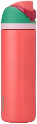 Owala FreeSip Insulated Stainless Steel Water Bottle with Straw for Sports and Travel  BPA Free Sports Water Bottle  32 oz  Pink  Angel Food Cake