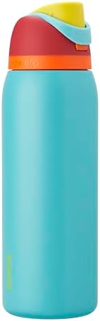 Owala FreeSip Insulated Stainless Steel Water Bottle with Straw for Sports and Travel  BPA Free Sports Water Bottle  32 oz  Pink  Angel Food Cake