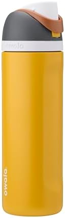Owala FreeSip Insulated Stainless Steel Water Bottle with Straw  BPA Free Sports Water Bottle  Great for Travel  40 Oz  Very  Very Dark