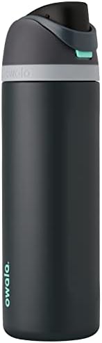 Owala FreeSip Insulated Stainless Steel Water Bottle with Straw  BPA Free Sports Water Bottle  Great for Travel  40 Oz  Very  Very Dark