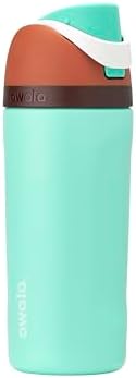 Owala FreeSip Insulated Stainless Steel Water Bottle with Straw  BPA Free Sports Water Bottle  Great for Travel  40 Oz  Very  Very Dark