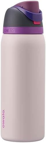 Owala FreeSip Insulated Stainless Steel Water Bottle with Straw  BPA Free Sports Water Bottle  Great for Travel  40 Oz  Very  Very Dark