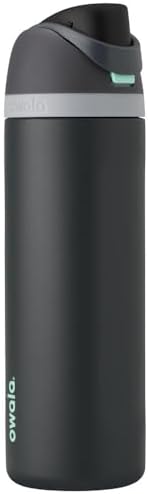Owala FreeSip Insulated Stainless Steel Water Bottle with Straw  BPA Free Sports Water Bottle  Great for Travel  40 Oz  Very  Very Dark