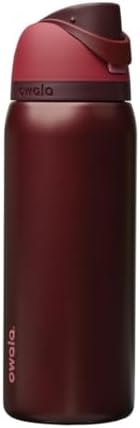 Owala FreeSip Insulated Stainless Steel Water Bottle with Straw  BPA Free Sports Water Bottle  Great for Travel  40 Oz  Very  Very Dark