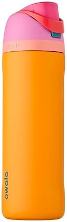 Owala FreeSip Insulated Stainless Steel Water Bottle with Straw  BPA Free Sports Water Bottle  Great for Travel  40 Oz  Very  Very Dark