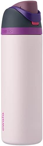 Owala FreeSip Insulated Stainless Steel Water Bottle with Straw  BPA Free Sports Water Bottle  Great for Travel  40 Oz  Very  Very Dark