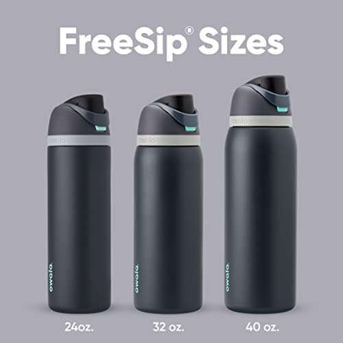 Owala FreeSip Insulated Stainless Steel Water Bottle with Straw  BPA Free Sports Water Bottle  Great for Travel  40 Oz  Denim