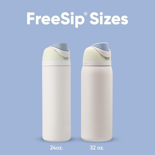 Owala FreeSip Insulated Stainless Steel Water Bottle with Straw  BPA Free Sports Water Bottle  Great for Travel  40 Oz  Denim
