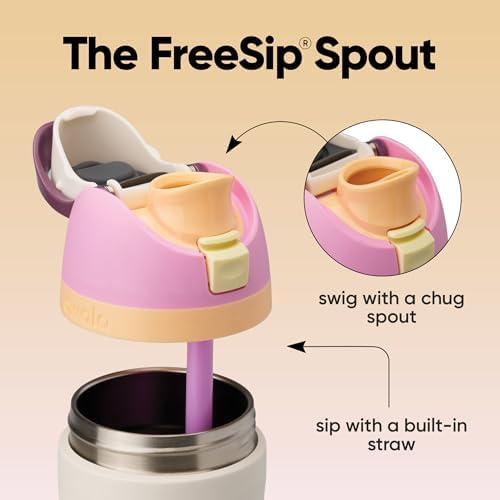Owala FreeSip Insulated Stainless Steel Water Bottle with Straw  BPA Free Sports Water Bottle  Great for Travel  40 Oz  Denim