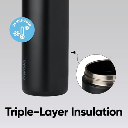 Owala FreeSip Insulated Stainless Steel Water Bottle with Straw  BPA Free Sports Water Bottle  Great for Travel  40 Oz  Denim