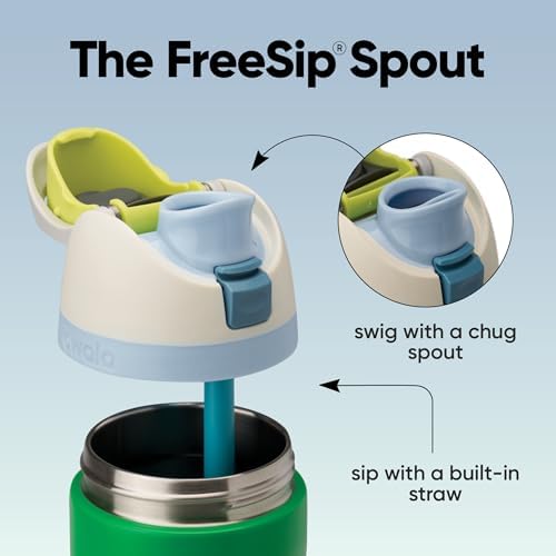 Owala FreeSip Insulated Stainless Steel Water Bottle with Straw  BPA Free Sports Water Bottle  Great for Travel  40 Oz  Denim
