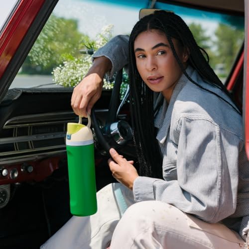Owala FreeSip Insulated Stainless Steel Water Bottle with Straw  BPA Free Sports Water Bottle  Great for Travel  40 Oz  Denim