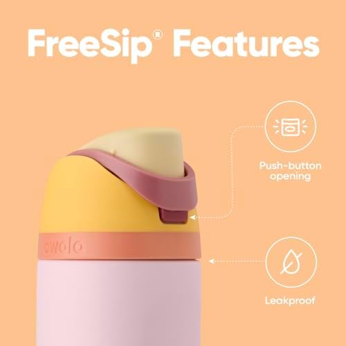 Owala FreeSip Insulated Stainless Steel Water Bottle with Straw  BPA Free Sports Water Bottle  Great for Travel  40 Oz  Denim