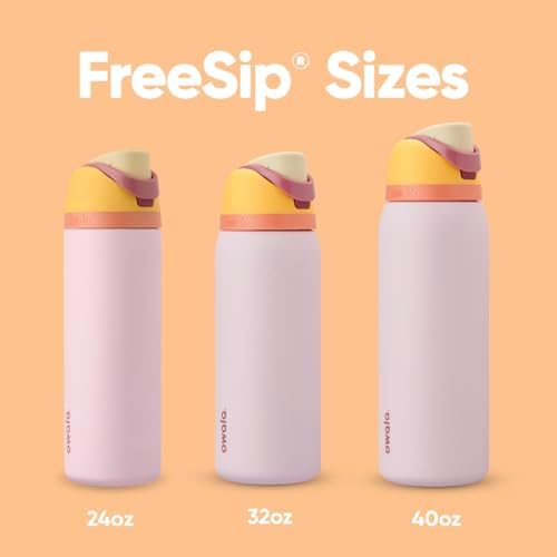 Owala FreeSip Insulated Stainless Steel Water Bottle with Straw  BPA Free Sports Water Bottle  Great for Travel  40 Oz  Denim