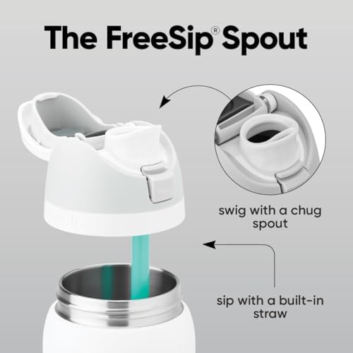 Owala FreeSip Insulated Stainless Steel Water Bottle with Straw  BPA Free Sports Water Bottle  Great for Travel  40 Oz  Denim