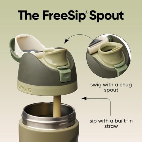 Owala FreeSip Insulated Stainless Steel Water Bottle with Straw  BPA Free Sports Water Bottle  Great for Travel  40 Oz  Denim