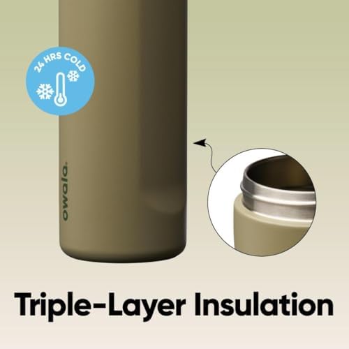 Owala FreeSip Insulated Stainless Steel Water Bottle with Straw  BPA Free Sports Water Bottle  Great for Travel  40 Oz  Denim