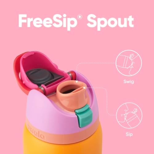 Owala FreeSip Insulated Stainless Steel Water Bottle with Straw  BPA Free Sports Water Bottle  Great for Travel  40 Oz  Denim