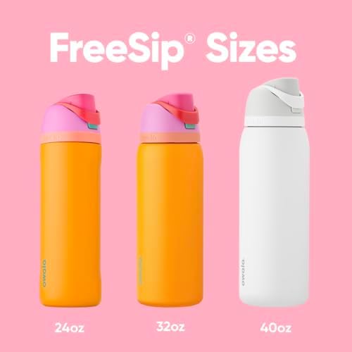 Owala FreeSip Insulated Stainless Steel Water Bottle with Straw  BPA Free Sports Water Bottle  Great for Travel  40 Oz  Denim