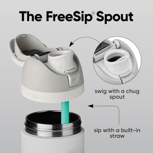 Owala FreeSip Insulated Stainless Steel Water Bottle with Straw  BPA Free Sports Water Bottle  Great for Travel  40 Oz  Denim