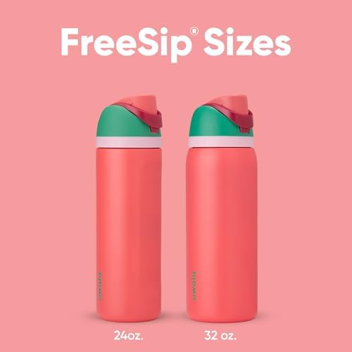 Owala FreeSip Insulated Stainless Steel Water Bottle with Straw  BPA Free Sports Water Bottle  Great for Travel  40 Oz  Denim