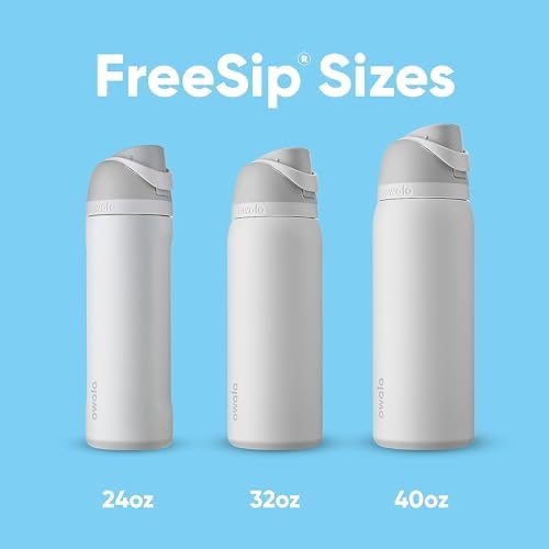 Owala FreeSip Insulated Stainless Steel Water Bottle with Straw  BPA Free Sports Water Bottle  Great for Travel  40 Oz  Denim
