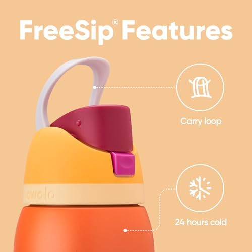 Owala FreeSip Insulated Stainless Steel Water Bottle with Straw  BPA Free Sports Water Bottle  Great for Travel  40 Oz  Denim