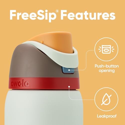 Owala FreeSip Insulated Stainless Steel Water Bottle with Straw  BPA Free Sports Water Bottle  Great for Travel  40 Oz  Denim